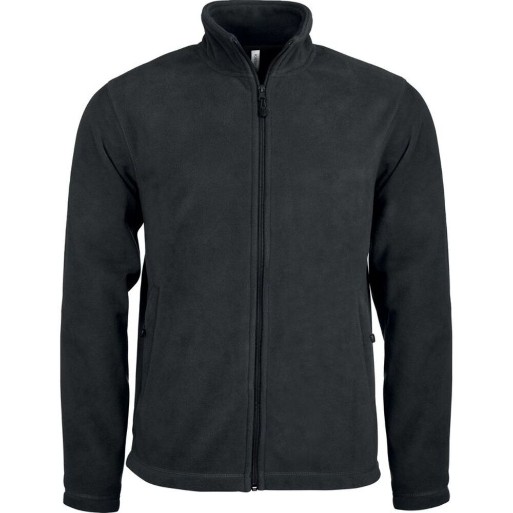 WK. Designed To Work Mens Full Zip Anti Pill Microfleece Jacket / Black